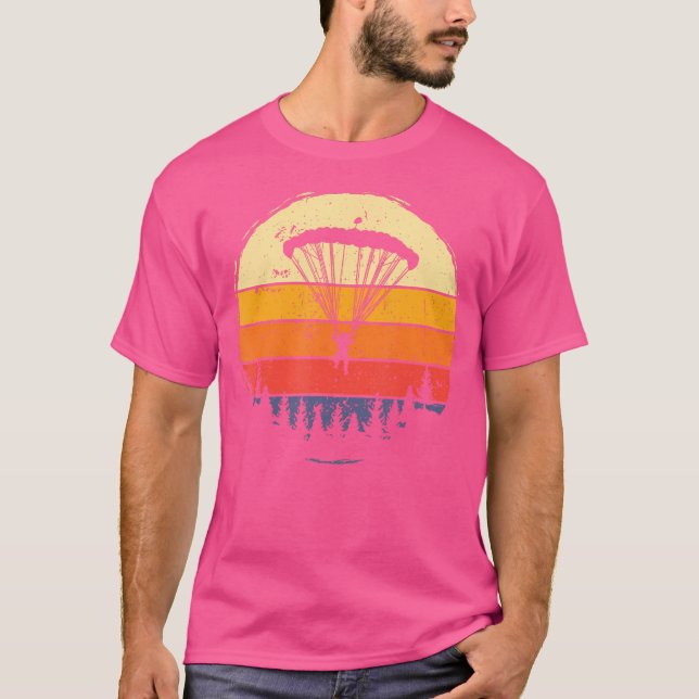 T-shirt Parachute Skydive Libre Descendre Skydive (Devant)
