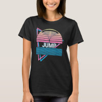 Parachute Skydiver Retro Jump
