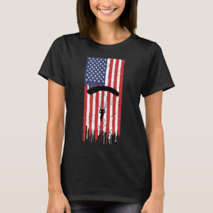 T-shirt Parachutisme Américain Parachutiste Saut en parach