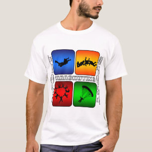 T-shirt Parachutisme spectaculaire