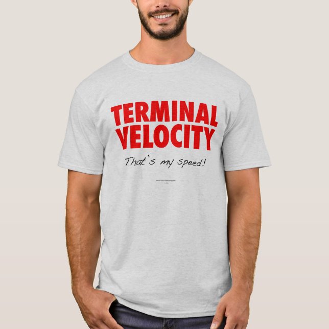 T-shirt Parachutiste de vitesse terminale (Devant)