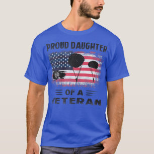 T-shirt Parachutiste d'infanterie aéroportée Fier fille d'
