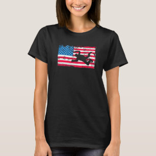 T-shirt Parachutiste Drapeau Américain Patriotique Impress