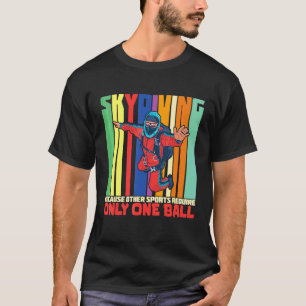 T-shirt Parachutiste en parachute de saut en parachute idé