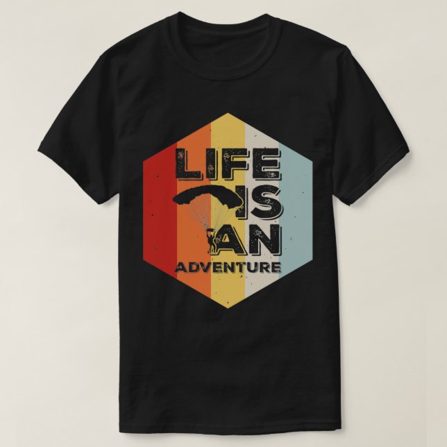 T-shirt Parachutiste parachutiste Skydiver 1 (Design devant)