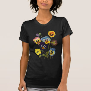 T-shirt Parade brodée de Pansies