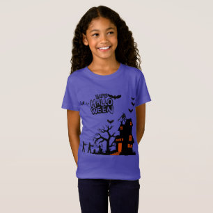 T-Shirt Parade de lanternes fantomatiques violet
