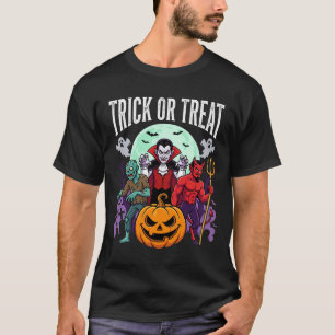 T-shirt Parade de monstres Halloween Trick or Treat