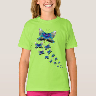 T-shirt Parade de Papillons - Couleur en Mouvement