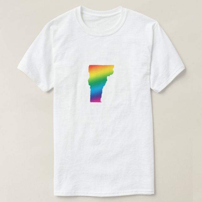 T-shirt Parade Gay pride gay du Vermont pour l'égalité des (Design devant)