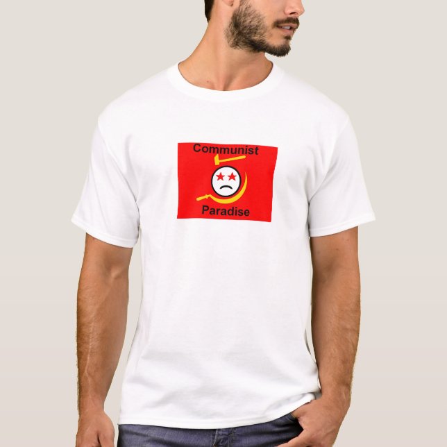 T-shirt Paradis communiste (Devant)