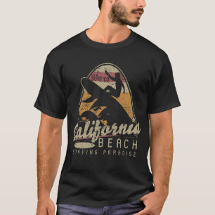 T-Shirt Paradis du Surf sur la Plage de Californie