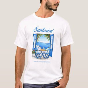 T-shirt Paradis en mer Égée Art