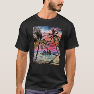 T-shirt Paradis insulaire Maldives  1