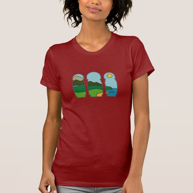 T-shirt paradis naturel (Devant)