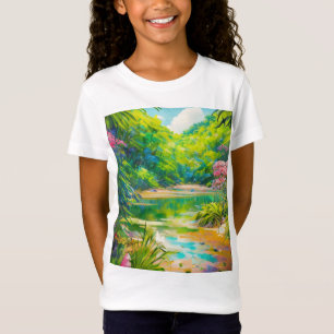 T-Shirt Paradis tropical - Oasis de la jungle