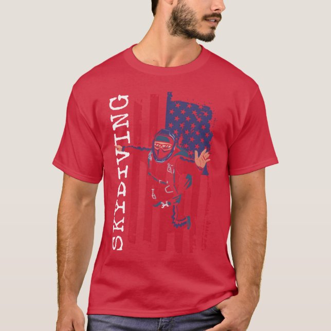 T-shirt Paragliding Parasailing Hang Glider Air Sport frie (Devant)