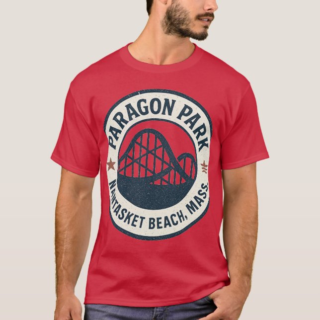 T-shirt Paragon Park Nantasket Beach, Hull, MA (Devant)