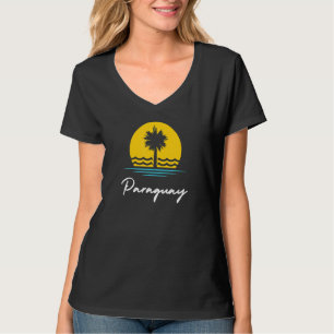T-shirt Paraguay Souvenir Été Voyage Plage Vaca