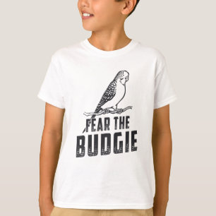 T-shirt Parakeet Lover Craignent Les Buissons Bureaus Budg