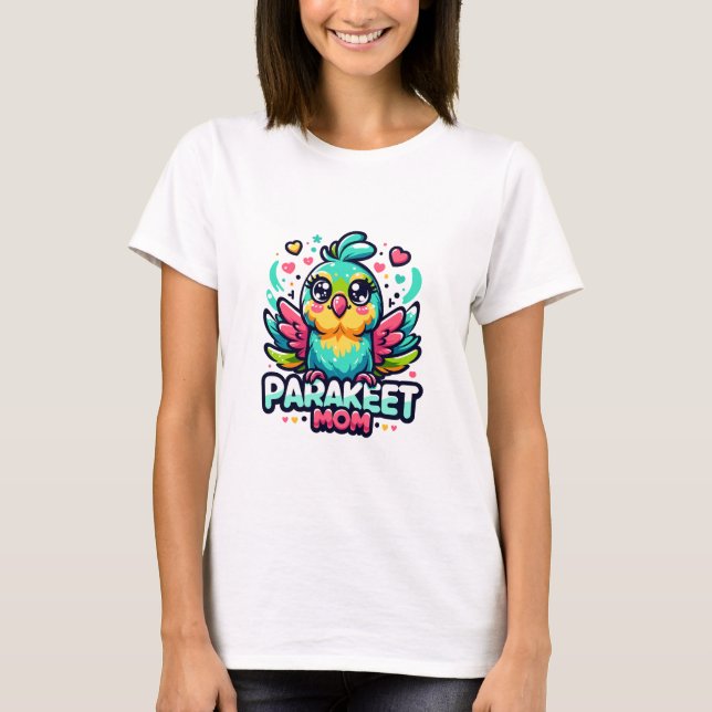 T-shirt Parakeet Maman (Devant)