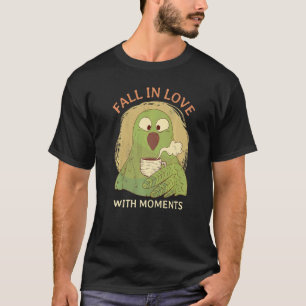 T-shirt Parakeet Tombe Amoureux Avec Les Moments