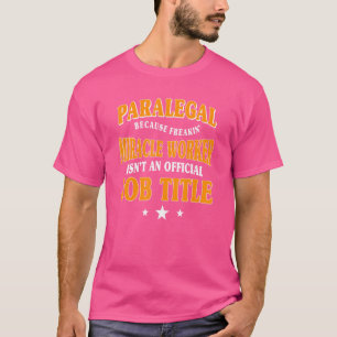 T-shirt Paralegal Droit du travail Avocat Juridique Cabine
