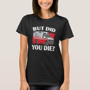 T-shirt Parame de traitement d'urgence Médicale Technician