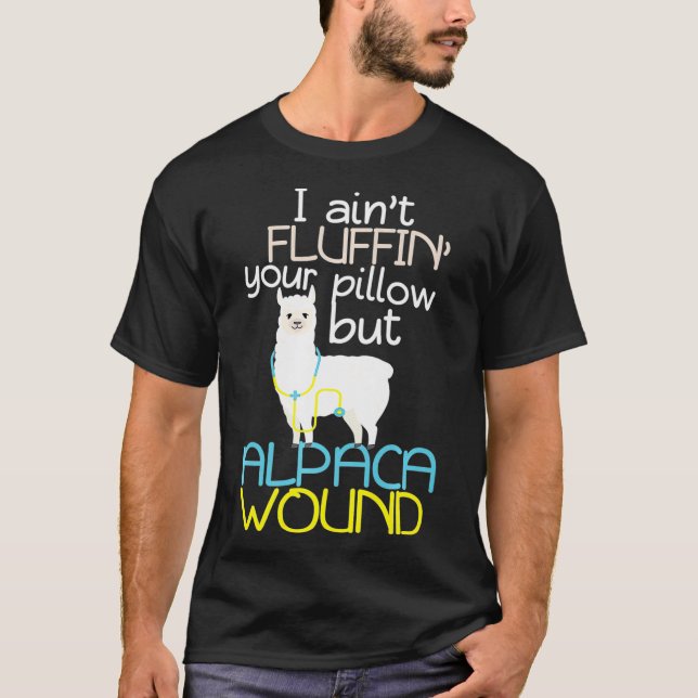 T-shirt Paramedic Cadeau Alpaca soins de blessures infirmi (Devant)