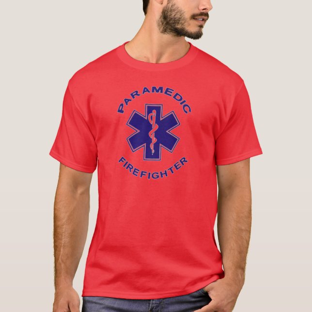 T-shirt Paramedic du pompier (Devant)