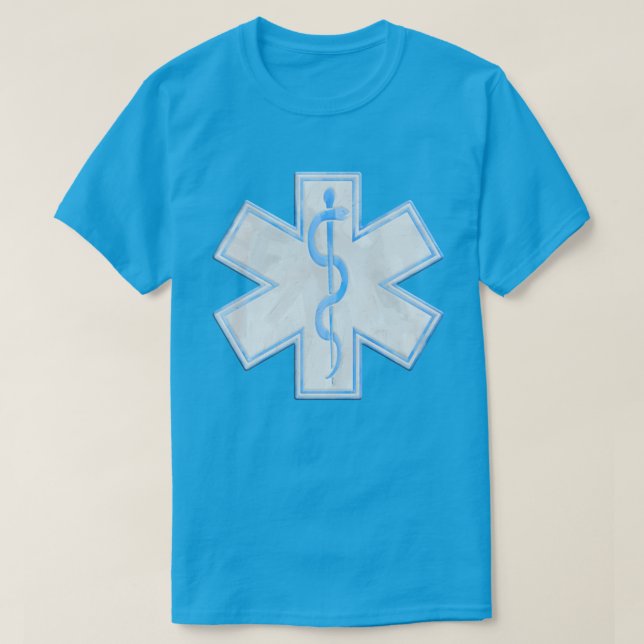 T-shirt Paramètre EMT Blue Turquoise (Design devant)