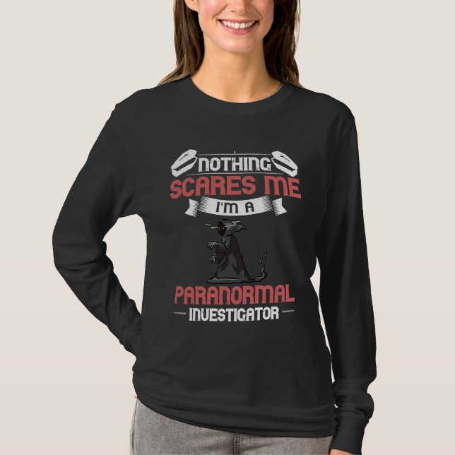 T-shirt Paranormal Investigator Ghost Hunting Beginner (Devant)