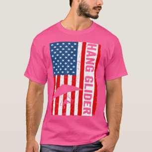 T-shirt Parapente Drapeau Usa Drôle Parapente