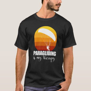 T-shirt Parapente Est Mon Thérapie Femmes Parapente Avent