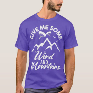 T-shirt Parapente Parapente Parachute F