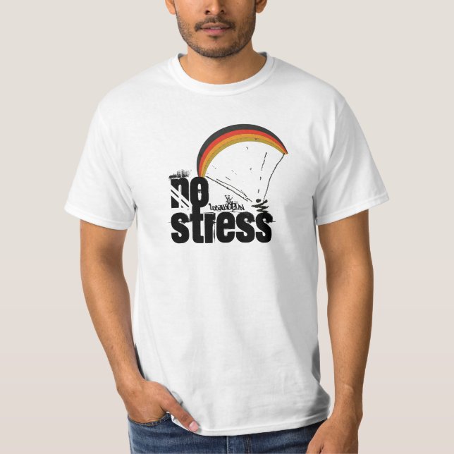 T-shirt Parapentisme - aucun effort (Devant)