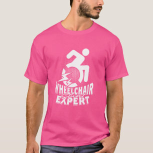 T-shirt Paraplégique Handicap En Fauteuil Roulant Pied Ex