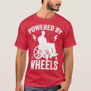 T-shirt Paraplégique Handicap Paraplégie Propulsée Par Rou