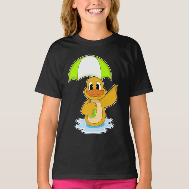 T-shirt Parapluie de nage de canard (Devant)