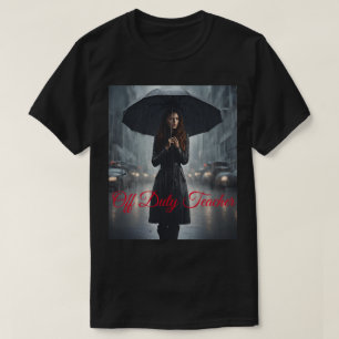 T-shirt Parapluie de pluie pour enseignants hors service R