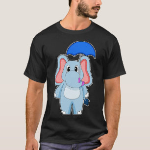 T-shirt Parapluie Eléphant