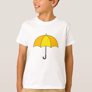 T-shirt Parapluie Jaune