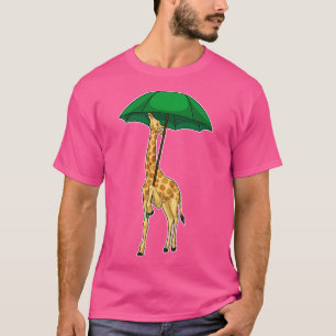 T-shirt Parapluie pluie Giraffe