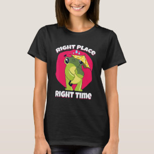 T-shirt Parapluie Pluviophile Frog bon temps