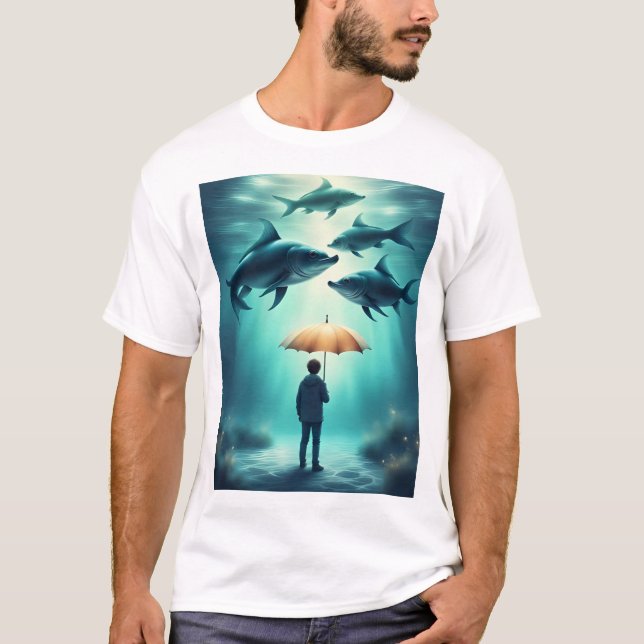T-shirt Parapluie pour l'Abysse (Devant)