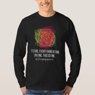 T-shirt Paraprofessionnel Assistant Enseignant Aide Enseig