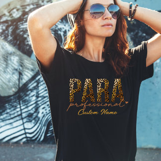 T-shirt Paraprofessionnel Cheetah Imprimer, para, cadeau