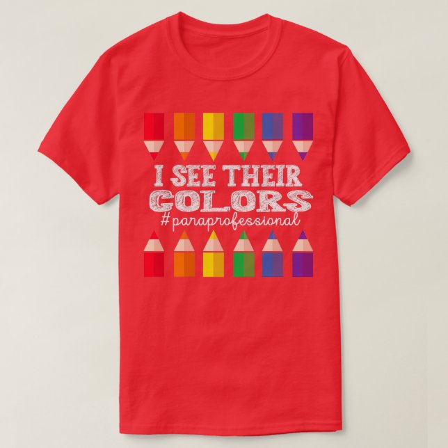 T-shirt Paraprofessionnel Para enseignant Parapro Paraéduc (Design devant)