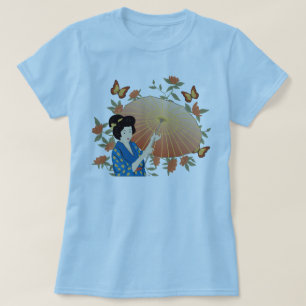 T-shirt Parasol du geisha W