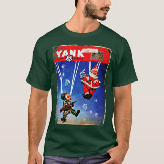 T-shirt Paratroupes Père Noël et Yank Magazine 1943 2ÈME G